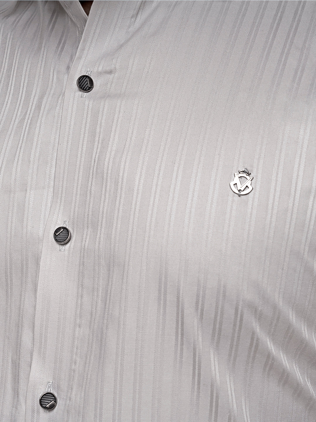 Self Lining Cocktail Shirt- Premium 60s Counts-German Grey