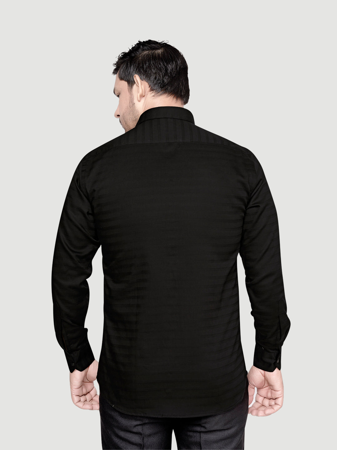 Designer Weft Shirt with Metal Buttons