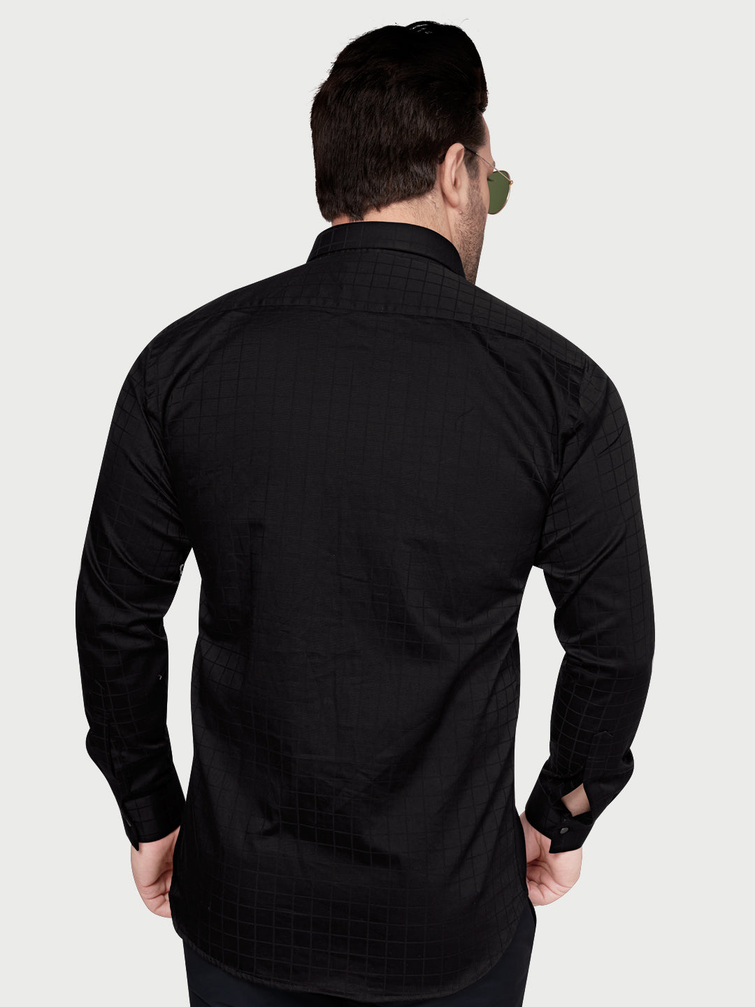 Black & White Designer Shimmer Black