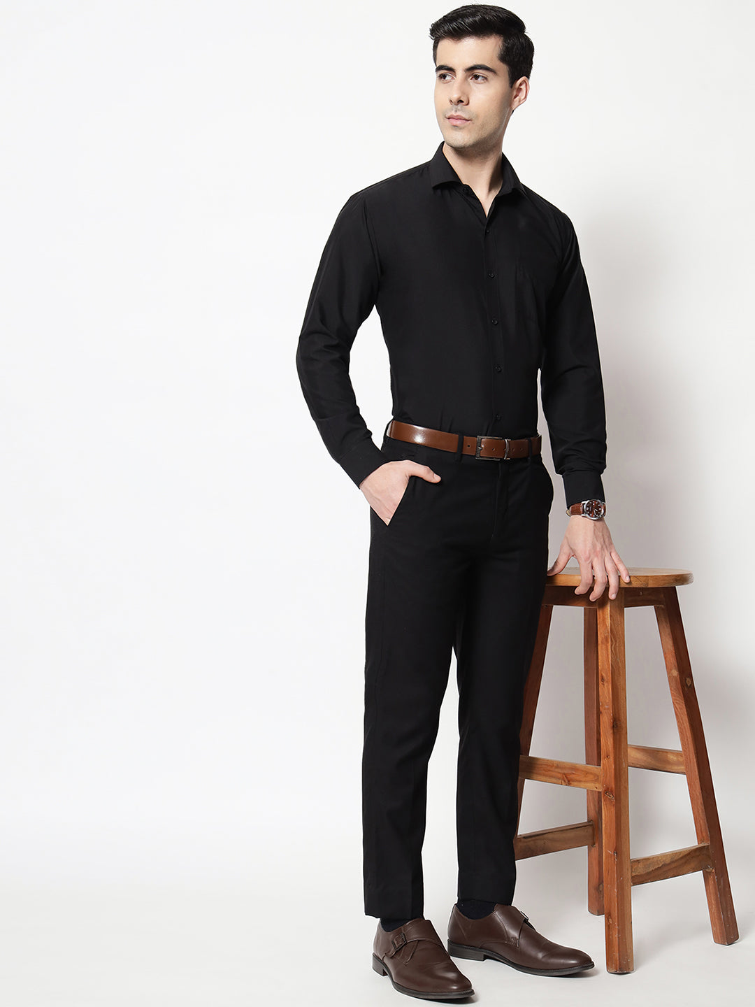 Men's Formal Shirt Black