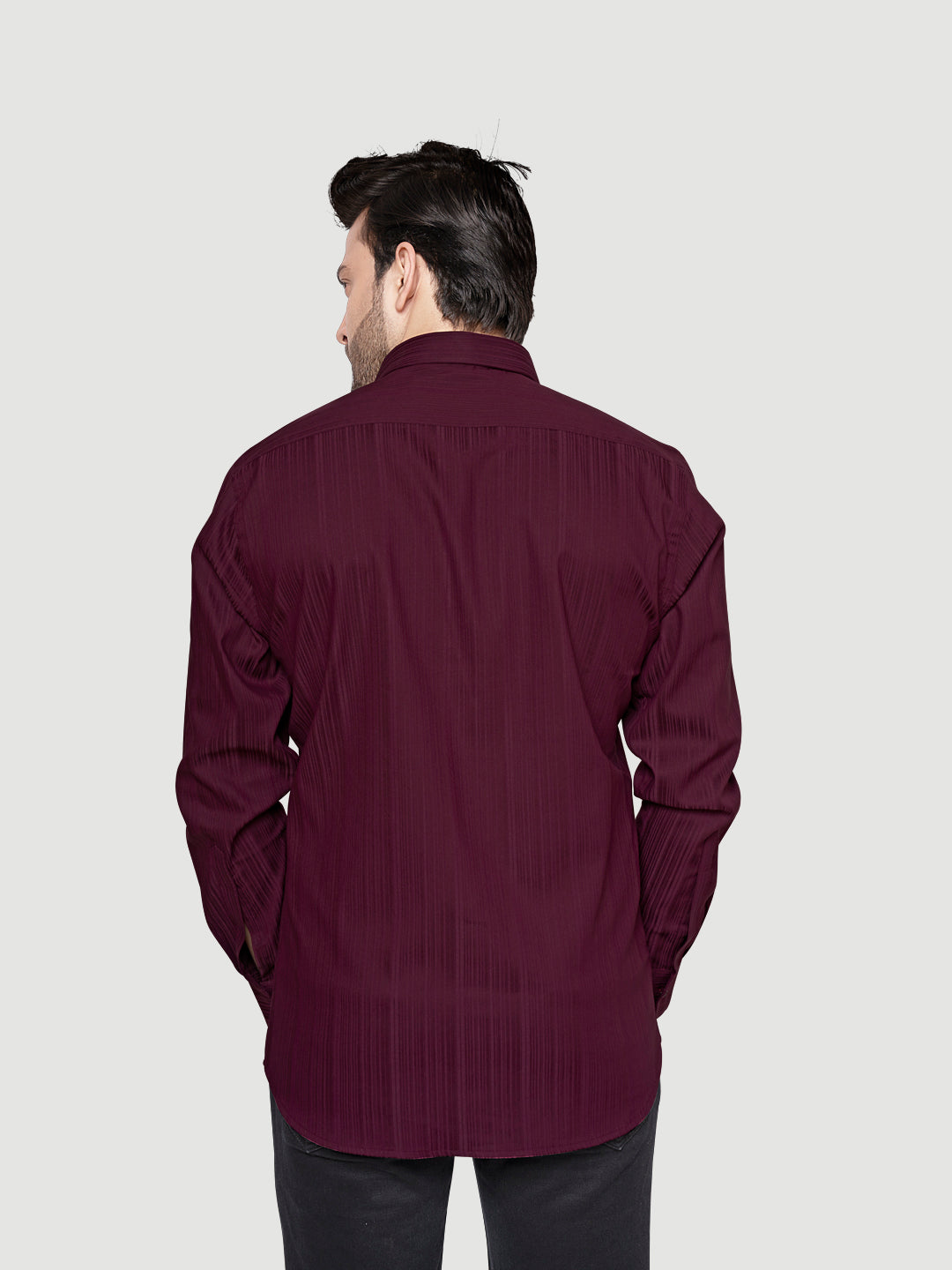 Black and White Shirts Men's Designer Shirt with Broach-2