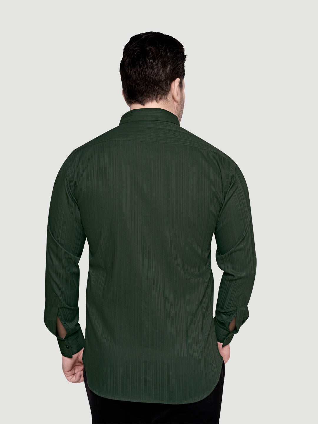 Black and White Shirts Men's Designer Shirt with Broach-5