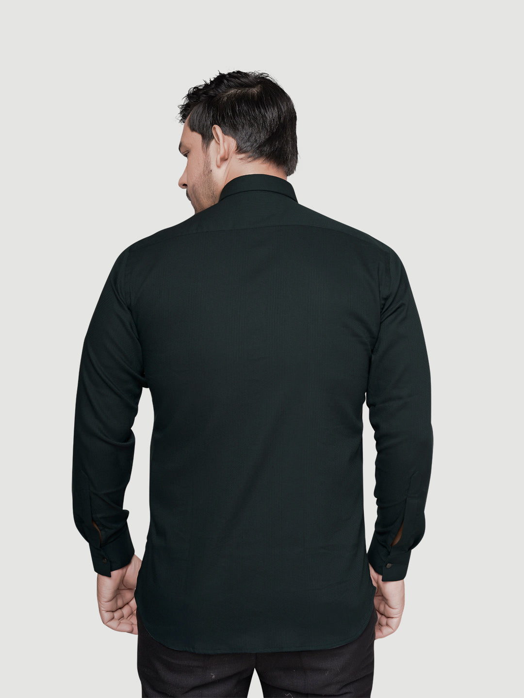 Designer Shirt with Collar Accessory & Metal Broach