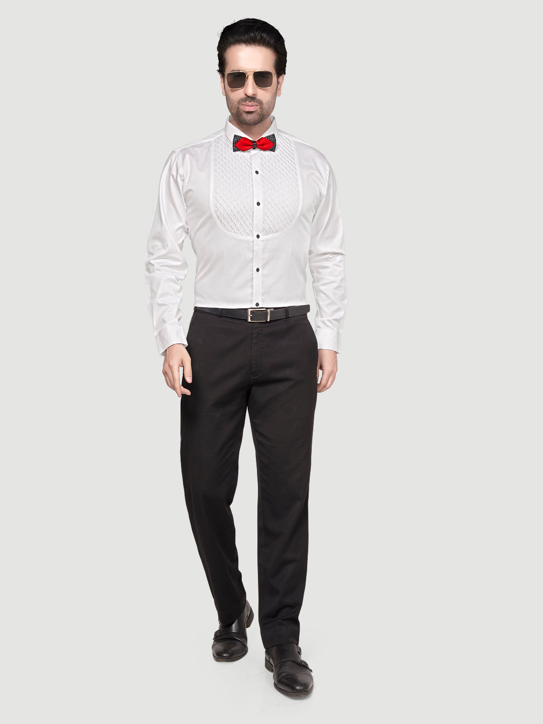 Black and White The Perfect Tuxedo Shirt Whits