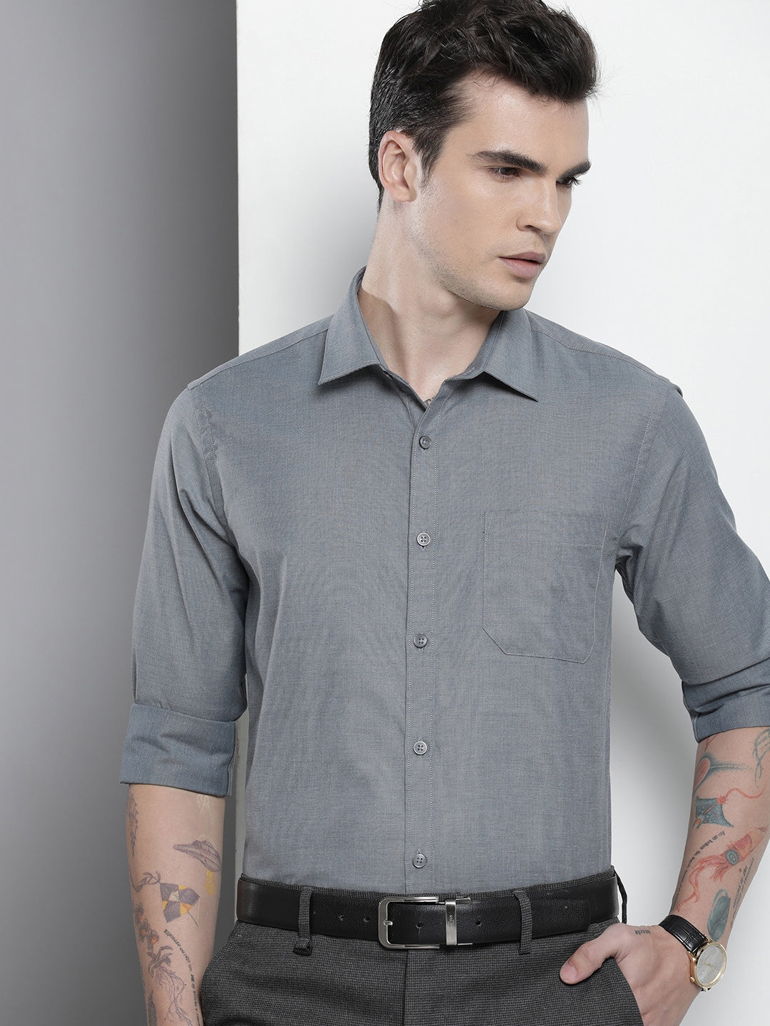 Shirt Charcoal Grey