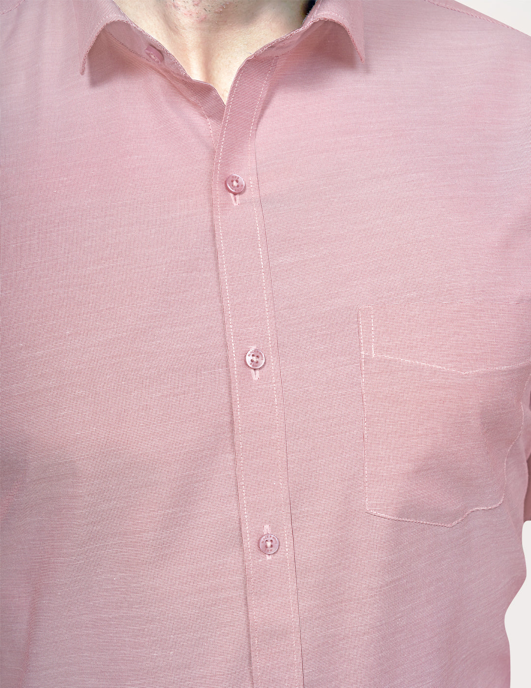 Black & White Men's Formal Shirt Dark Pink
